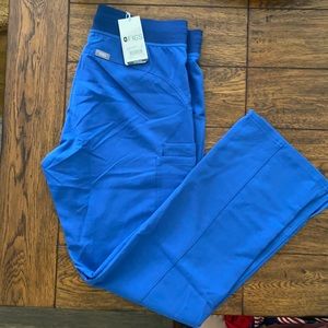 BNWT Figs Denim Blue Kade Cargo Pants